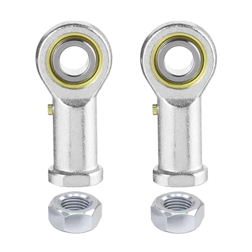 2Pcs PHSB5 Rod End Bearing 5/16 Inch Bore Pre-Lubricated 5/16-24 Female Thread Right Hand Heim Joint with Jam Nuts - size: 5/16, style: Right Hand