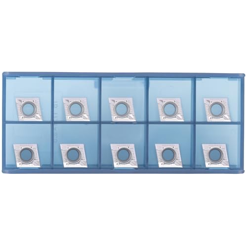 Carbide Inserts for Aluminum CCGT 32.50 / CCGT09T302-LH for Turning Carbide Aluminum Inserts Metal Cutting 10PCS (CCGT09T302-LH) - size: CCGT32.50-LH