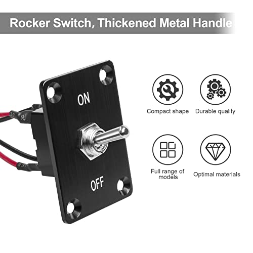Button Switch Rocker Switch Toggle Switch Four Pin Two Position - color: On-Off