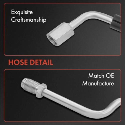 A-Premium Power Steering Pressure Hose Line Assembly Compatible with BMW
