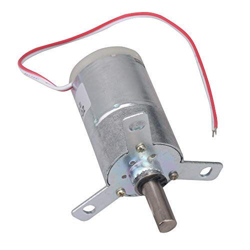 High Torque 12V DC 25 RPM Gear-Box Regulated Geared Motor for Electric Screwdrivers, Juicers, DIY Mini Drill Presses,Cake Pan