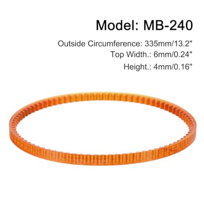 uxcell 4pcs MB Series Standard Sewing Machine Belts MB-335, 335mm/13.2" Lo - size: MB-335