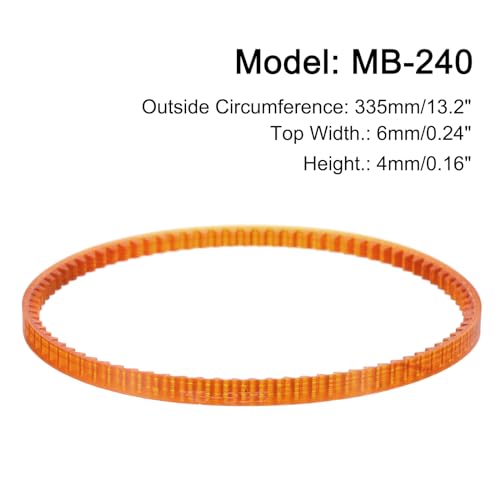 uxcell 4pcs MB Series Standard Sewing Machine Belts MB-335, 335mm/13.2" Lo - size: MB-335