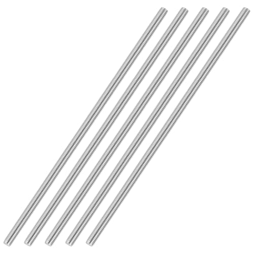 M3-0.5 Fully Threaded Rod 140mm Length Coarse Thread 5Pcs - size: M3-0.5 140mm