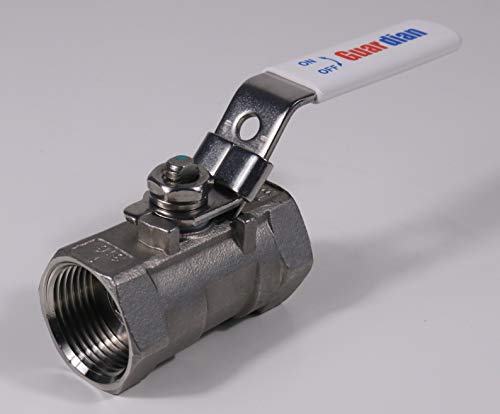 1 Piece Uni-Body Reduced Port Ball Valve - 316 Stainless Steel (2 1/2") - size: 2 1/2"