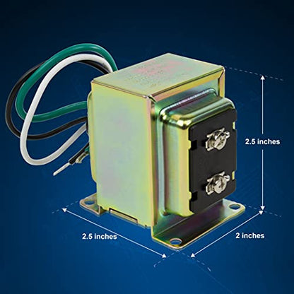 Newhouse Hardware 16V 30VA Door Bell Transformer Compatible with Ring Video Doorbell Pro 30TR, for Wired Chimes - style: 16V, 30VA