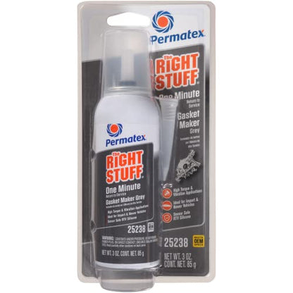 Permatex 25238 The Right Stuff 1 Minute Grey Gasket Maker, 3 oz - size: 3 Fl. Oz., style: The Right Stuff 1 Min
