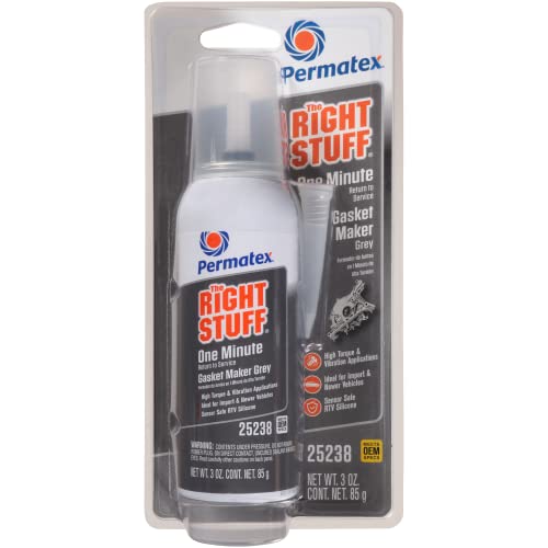 Permatex 25238 The Right Stuff 1 Minute Grey Gasket Maker, 3 oz - size: 3 Fl. Oz., style: The Right Stuff 1 Min