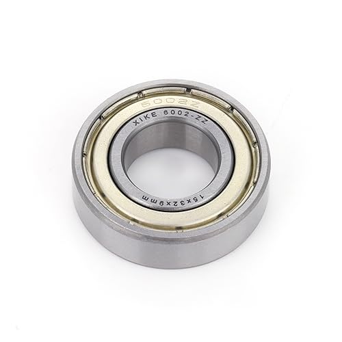 XIKE 6002ZZ Shielded Deep Groove Ball Bearings, 15x32x9 mm, 2-Pack - size: 6002ZZ - 15x32x9 mm