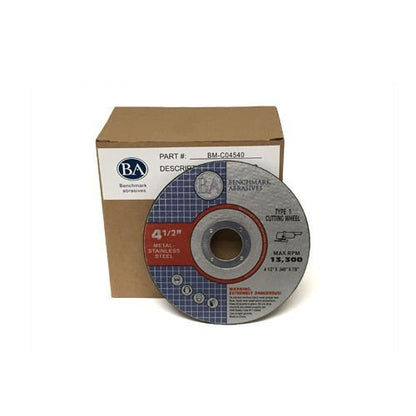Benchmark Abrasives 4.5" Aluminum Oxide Type 1 Cut Off Wheels, 50-Count - style: 4-1/2" | 50 Count