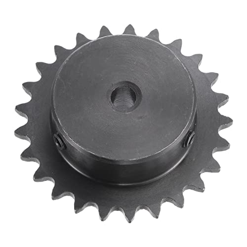 uxcell 25 Tooth Roller Sprocket B Type #25 Chain Single Strand 6mm Bore - size: 6mm