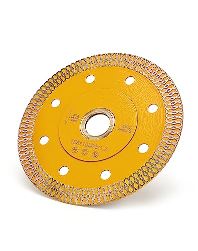 Super Thin Diamond Porcelain Blade Tile Blade for Cutting Porcelain Granite Marbles Tiles (4) - size: 4 inch-1