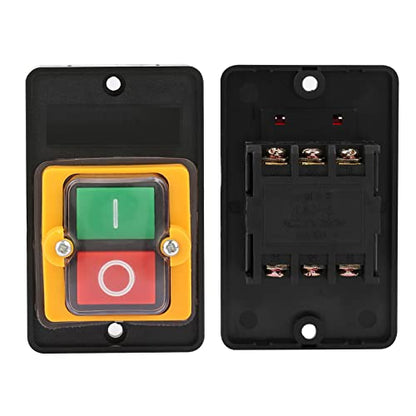 2pcs AC220V/380V Pushbutton Switch, KAO-5 ON/Off Industrial Control Button