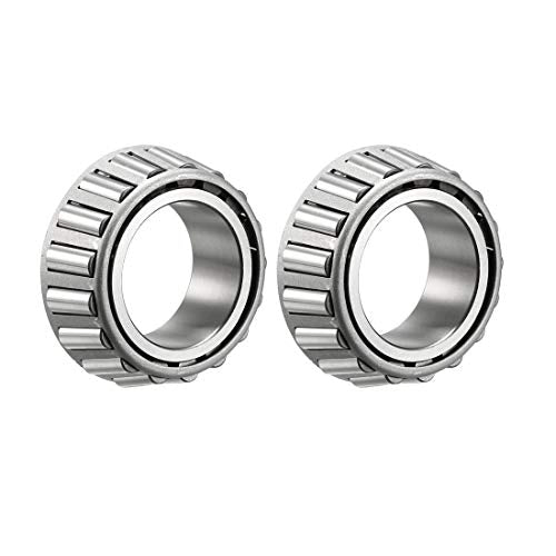 uxcell LM67048 Tapered Roller Bearing Single Cone 1.25" Bore 0.66" Width 2pcs - size: 1.25" x 0.66"