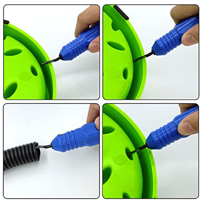 Deburring Tool with Blades with 2 Pieces Copper Pipe Cleaner and Reamer Set