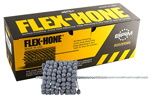 Brush Research GB314400 Flex-Hone®, 3-1/4" (83mm) Diameter, 400 Grit, Silicon Carbide, for Mild Steel, Stainless Steel, Cast Iron and Softer Ferrous Materials - size: 3.250" (83mm), style: 400 Grit