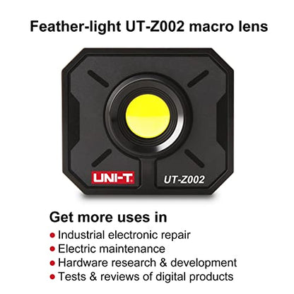 UNI-T UTi260B Thermal Camera with Macro Lens, Infrared Cameras Thermal Imaging Camera 256x192 IR Resolution Thermal Imager 49152Pixels 7 Palettes 25 Hz Refresh Rate, IP65 2-Meter Drop, 2.8" LCD - size: UTi260BZ002