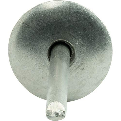 Fastenere Large Flange Pop Rivets - 5/32" x 1/2" (25 Pack) Heavy Duty, Stainless Steel Blind Rivets, Open End 5-8 Grip Range .376" - .500", Corrosion Resistant, High Tensile & Shear Strength - size: 5/32" x 1/2" (5-8) (25 Pack)
