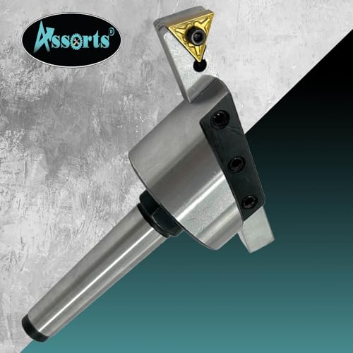 2" Inch (50 mm) Fly Cutter for Milling & Lathe Machines with Replaceable Carbide Insert – 3MT Shank (M12 x 1.75 mm) - size: 3MT Shank (M12 x 1.75 mm)