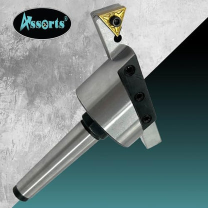 2" Inch (50 mm) Fly Cutter for Milling & Lathe Machines with Replaceable Carbide Insert – 3MT Shank (M12 x 1.75 mm) - size: 3MT Shank (M12 x 1.75 mm)