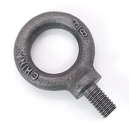 Lifting Shoulder Eye Bolt 3/8"-18 2 Pcs, Industrial Grade Heavy Duty Forged Steel for Truck Tractor Bucket Use As Towing&Pulling Point - size: 3/8“-18