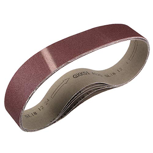 uxcell 2 x 27 Inch Sanding Belt 120 Grit Sand Belts for Belt Sander 5pcs - style: 120 Grit