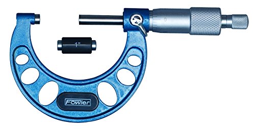 Fowler 52-240-102-1, Outside Inch Micrometer with 1-2" Measuring Range - size: 1-2 inches, style: Ratchet With Standard