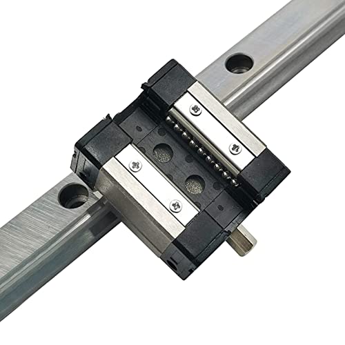 EG15 CNC Linear Rail 1PCS EGH15 7.09 inch / 180mm Length 15mm Width Square Linear Slide Guideway Rail + 2PCS EGH15 SA Carriage Bearing Slider Sliding Block Kit - size: L: 180mm / 7.09 Inch, style: EGH15SA