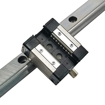 EG15 CNC Linear Rail 1PCS EGH15 7.09 inch / 180mm Length 15mm Width Square Linear Slide Guideway Rail + 2PCS EGH15 SA Carriage Bearing Slider Sliding Block Kit - size: L: 180mm / 7.09 Inch, style: EGH15SA