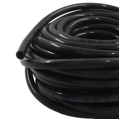 39ft (12m Roll) 8mm OD x 5mm ID Pneumatic Tubing, (Black) - color: Black, size: 8mm OD x 5mm ID