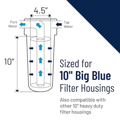 Pentair Pentek DGD-5005 Big Blue Whole House Sediment Filter - size: Pack of 1