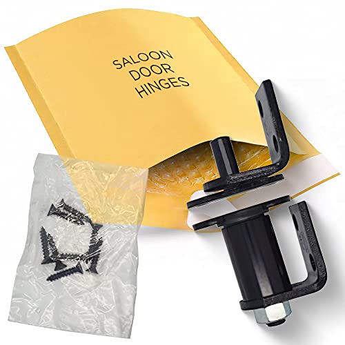 S7512 Commercial Grade Gravity Double Action Pivot Hinge - Saloon Door Hinges, Swinging & Cafe Doors, Heavy Duty Hardware with Hold Open Feature and Cafe Door Hinge (Black, 1 Pack) - color: Black, size: 1 Pack