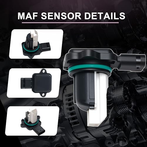 Mass Air Flow Sensor Meter MAF 13627593624 fit for BMW 11-17 X3 X5 X6, 13-15 740i 740li,07-15 335i, 11-13 135i, 09-16 535i, 10-17 535i GT, 12-18 640i, Activehybrid 5/7,2016 435i,(4 Pins)