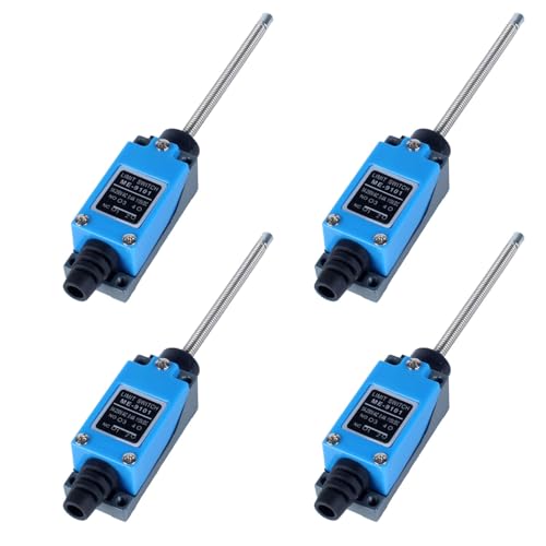 Momentary Limit Switch Travel Switch, omnidirectional Spring Rod, NO and NC self-resetting momentary Switch(4pcs) - style: ME-9101