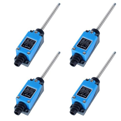 Momentary Limit Switch Travel Switch, omnidirectional Spring Rod, NO and NC self-resetting momentary Switch(4pcs) - style: ME-9101