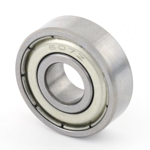XIKE 607ZZ Shielded Deep Groove Ball Bearing, 7 x 19 x 6 mm, 10-Pack - size: B607ZZx10