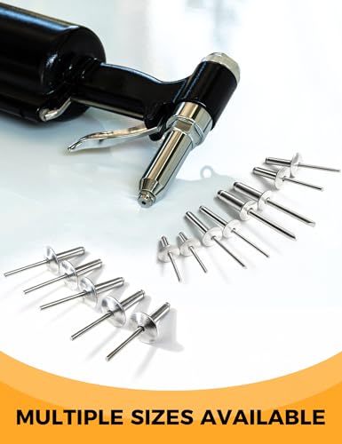 Large Flange 3/16 x 1-3/8" Inch Blind Rivets 5 * 35mm 250 Aluminum Pop Silver for sheet Metal Plastic Wood - size: 3/16 x 1-3/8"(5*35mm)