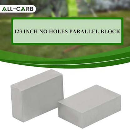 marddpair 1" x 2" x 3" Parallel Metal Block No Holes, Hardened Steel Plain