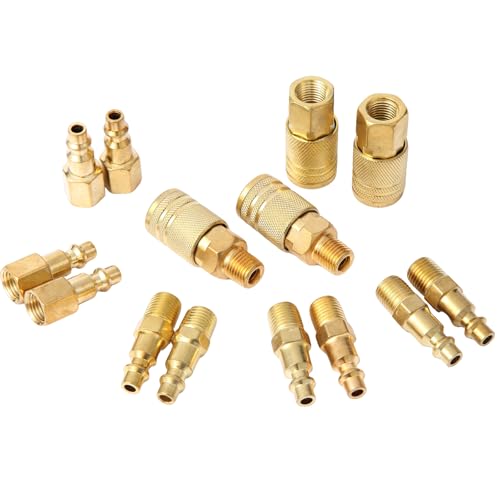 14 Pcs 1/4" Quick Connect Air Hose Fittings