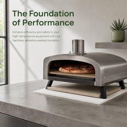Ceramic Fiber Paper 2 Sheets 12"x12" 0.4" Thick - color: 0.4" Thick-12x 12in