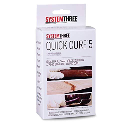 System Three Quick Cure 5 Epoxy Adhesive, 1/2 Pint Kit - size: 8 fl oz Kit