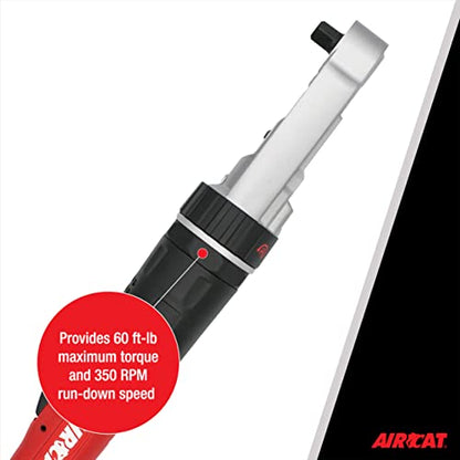 AIRCAT 809-SH-5 1/2" Sealed Flat Head Ratchet - size: 1/2-Inch (Pack of 1)