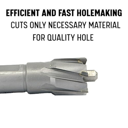 Drill America 1" X 3" Carbide Tipped Annular Cutter with Pilot, CTC Series - size: 1 in, style: 3" Depth of Cut