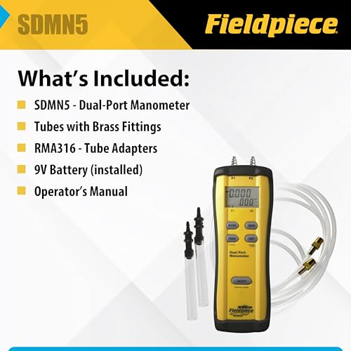 Fieldpiece Dual-Port Manometer - SDMN5