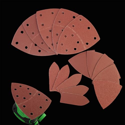 150 PCS Skil Sander Sandpaper 60/80/120/180/220 Grit with Holes Hook and Loop - style: 150PCS-60/80/120/180/220