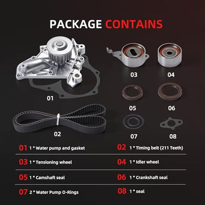 Engine Timing Belt Kit for Toyota Camry 1987-2001 - size: for Camry/ Celica/ RAV4/ Solara