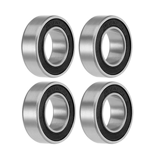 uxcell 173110-2RS Deep Groove Ball Bearings 17mm x 31mm x 10mm Double Sealed Chrome Steel P0(ABEC1) 4pcs - size: 35mmx80mmx21mm