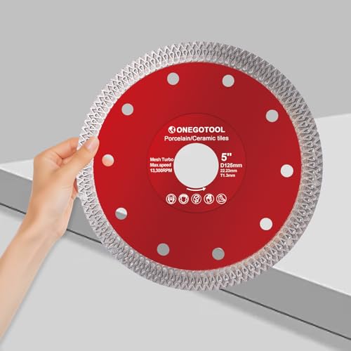 3Pcs 5 inch Diamond Tile Saw Blades Grinder Cutting Blade for Angle Grinder Super Thin Indestructible Disc for Cutting Porcelain Ceramic Granite Marble - size: 5”(125mm)