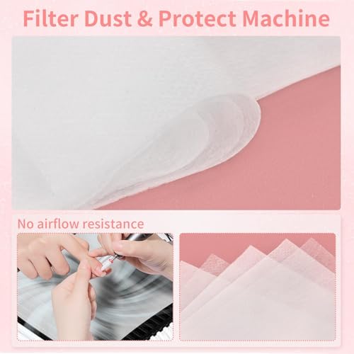 200 Nail Dust Collector Filter - Nail Fan Filter Paper Disposable