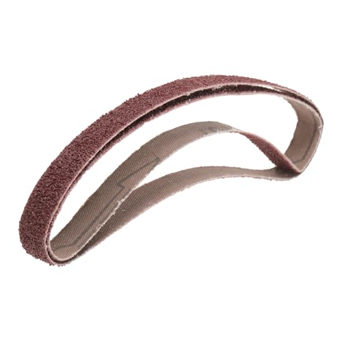 uxcell 2pcs 2-1/2" x 16" Sanding Belts 40 Grits Aluminum Oxide Abrasive Belt Sander Paper Sanding Papers for Metal Wood Grinding Polishing, Reddish Brown - size: 40 Grits